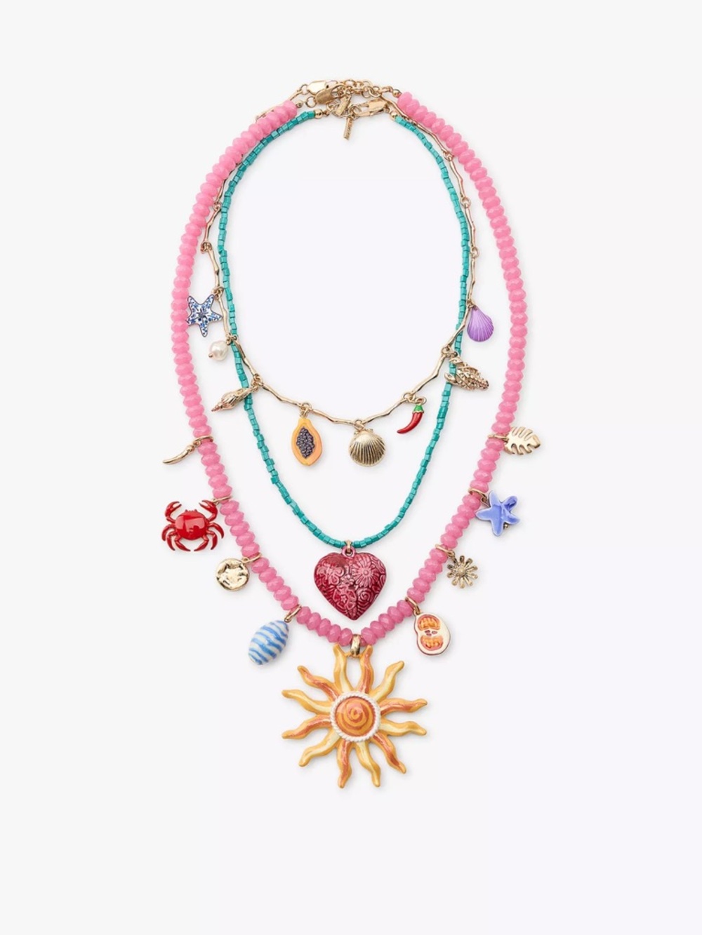 Zara Summer Beaded Necklace